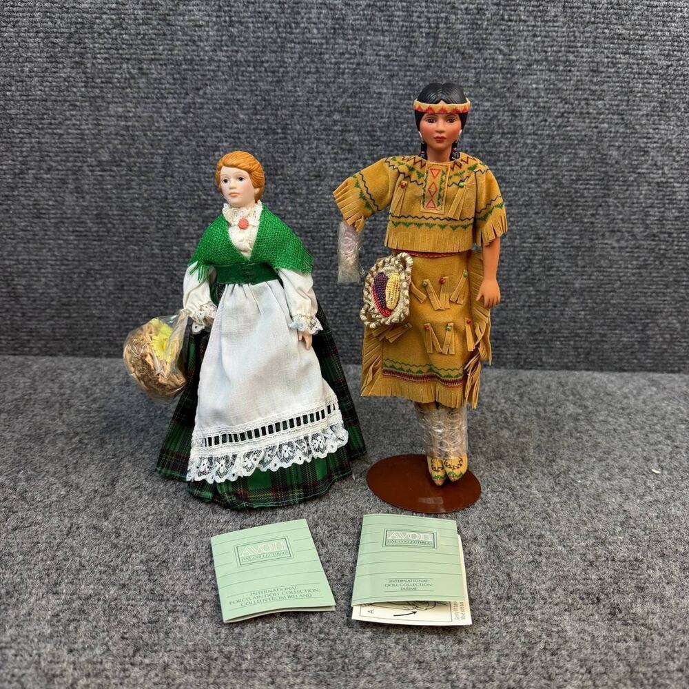 Avon International Doll Collection Colleen Ireland Tasime Set of 2 Dolls